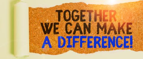 together we can make